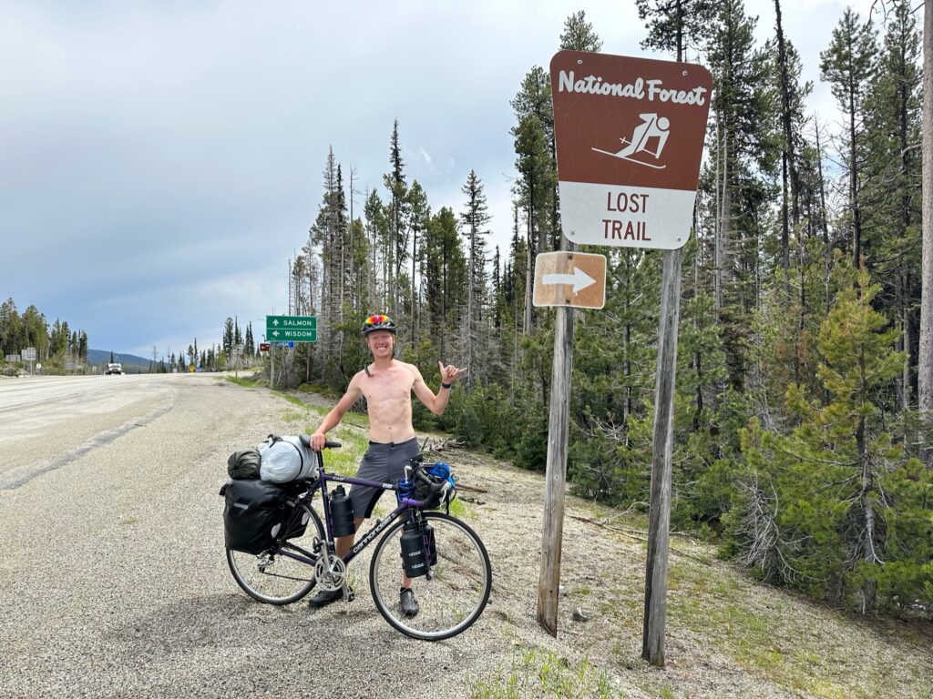 Day 10 - Lost Trail trailhead, at the intersection of 93 and 43