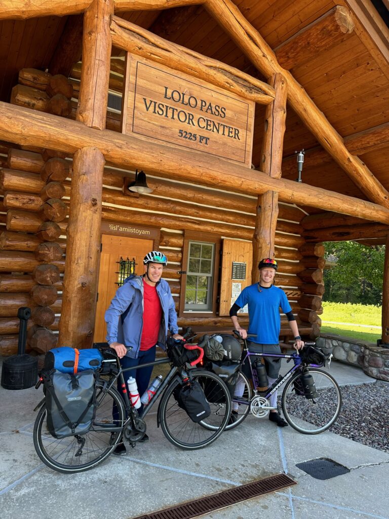 Day 9 - Jeremy and I at the Lolo Pass Summit