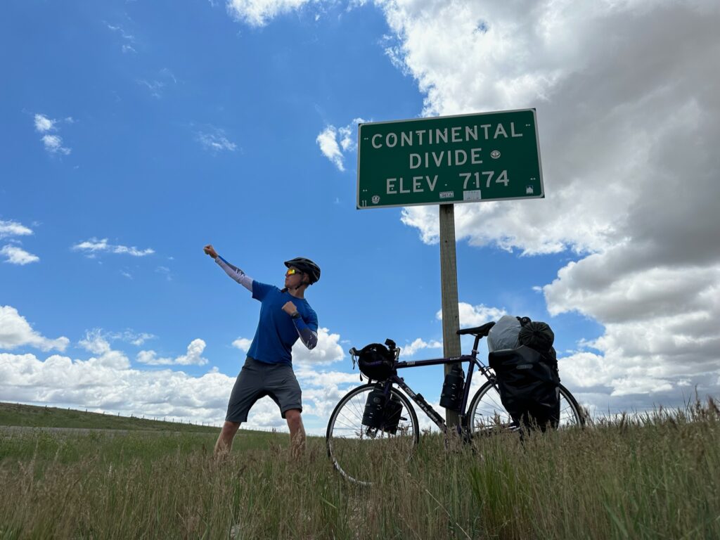 Day 15 - At the Continental Divide, Riding South through Wyoming toward Saratoga