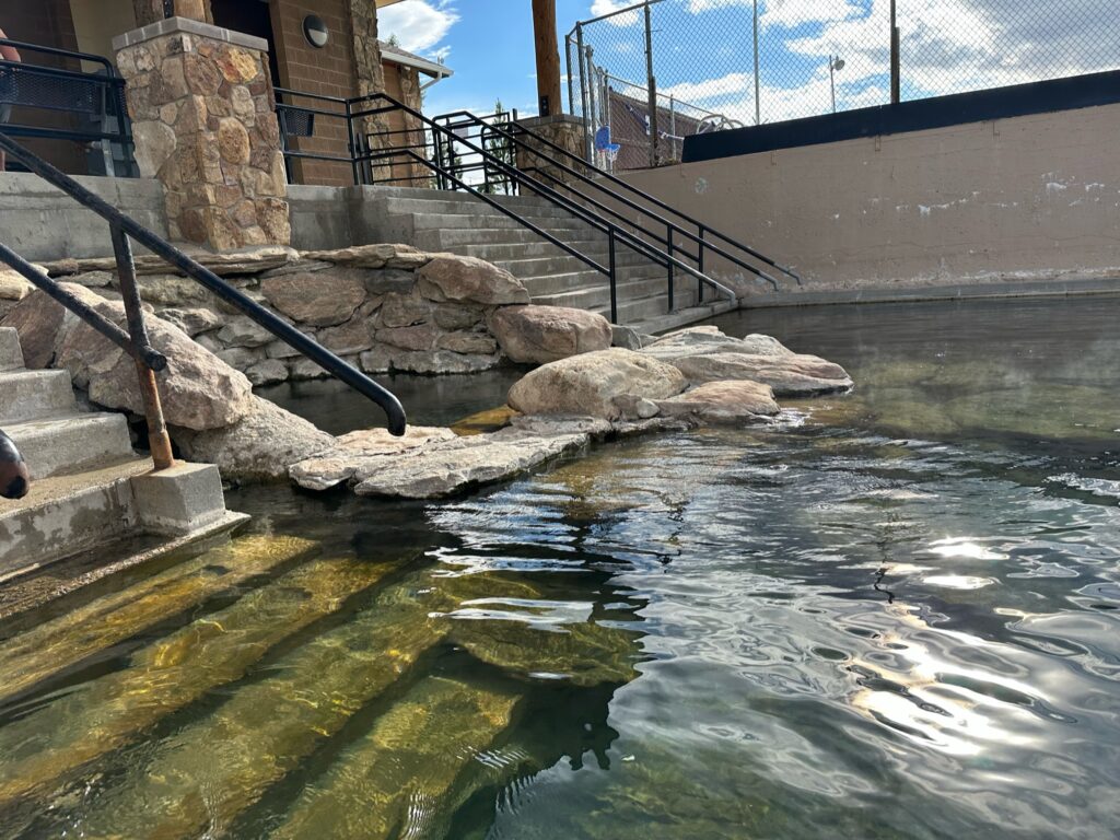 Day 15 - At the hot springs in Saratoga, Wyoming