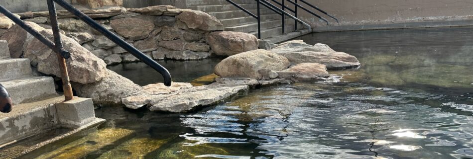 Day 15 - At the hot springs in Saratoga, Wyoming