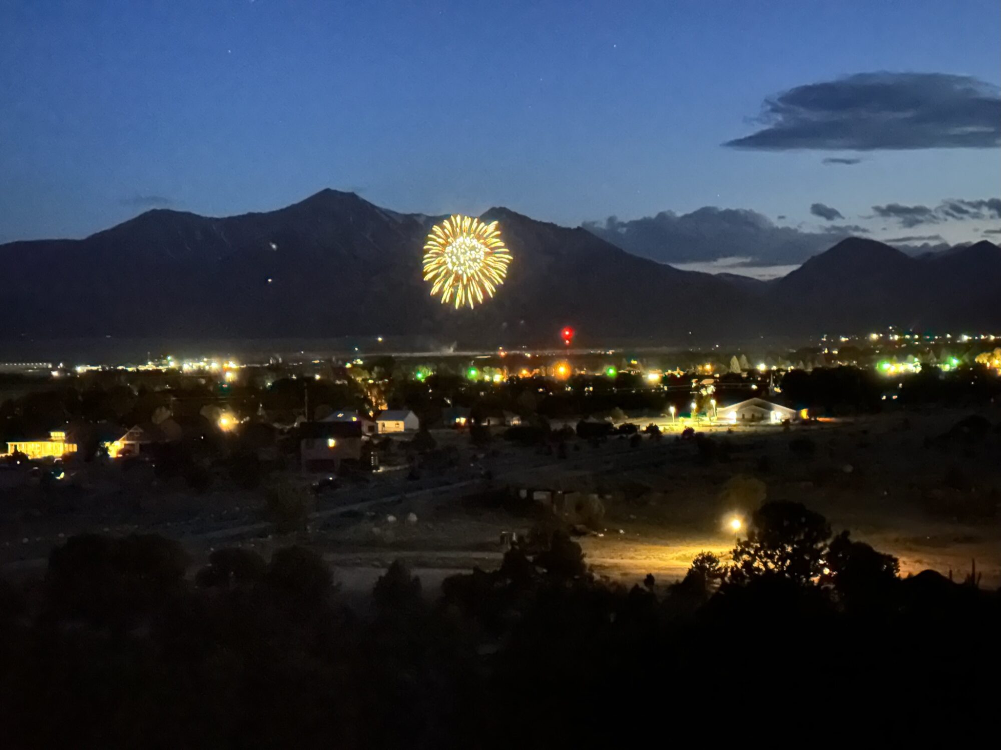 Day19 - Fireworks over Buena Vista, Colorado