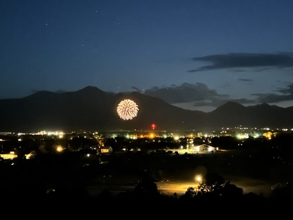 Day19 - Fireworks over Buena Vista, Colorado