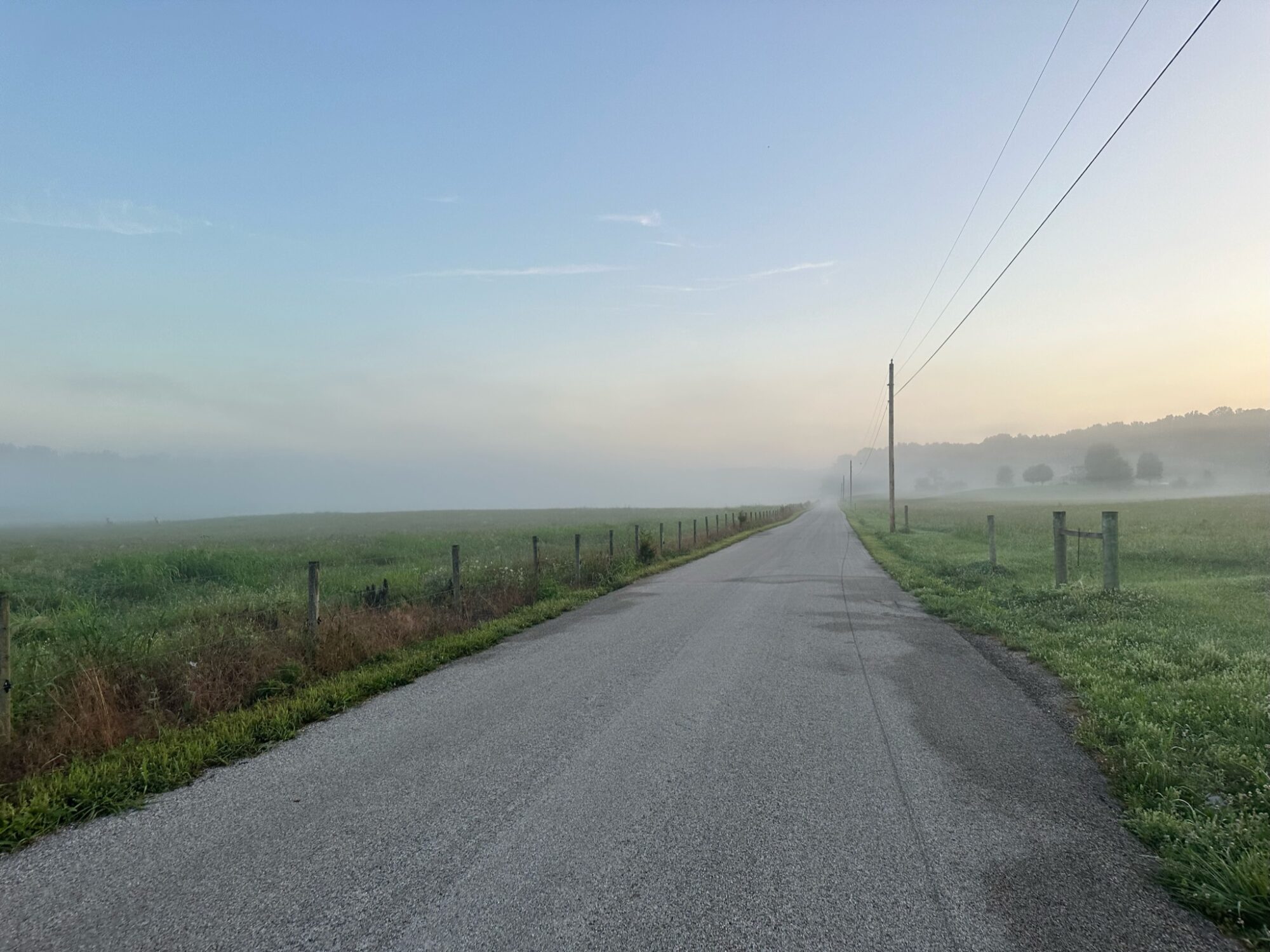 Day 36 - Mist on the Indiana Countryside